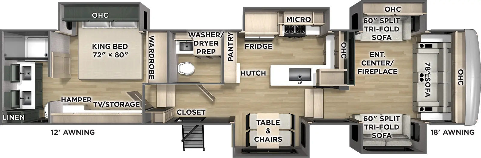 Puma Mesa 389FLH Floorplan